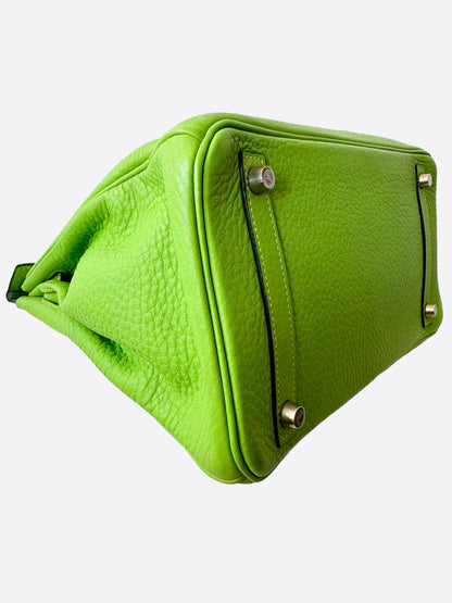 Hermès Lime Green Togo Leather Birkin 30