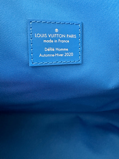 Louis Vuitton Blue Cloud Monogram Keepall 50