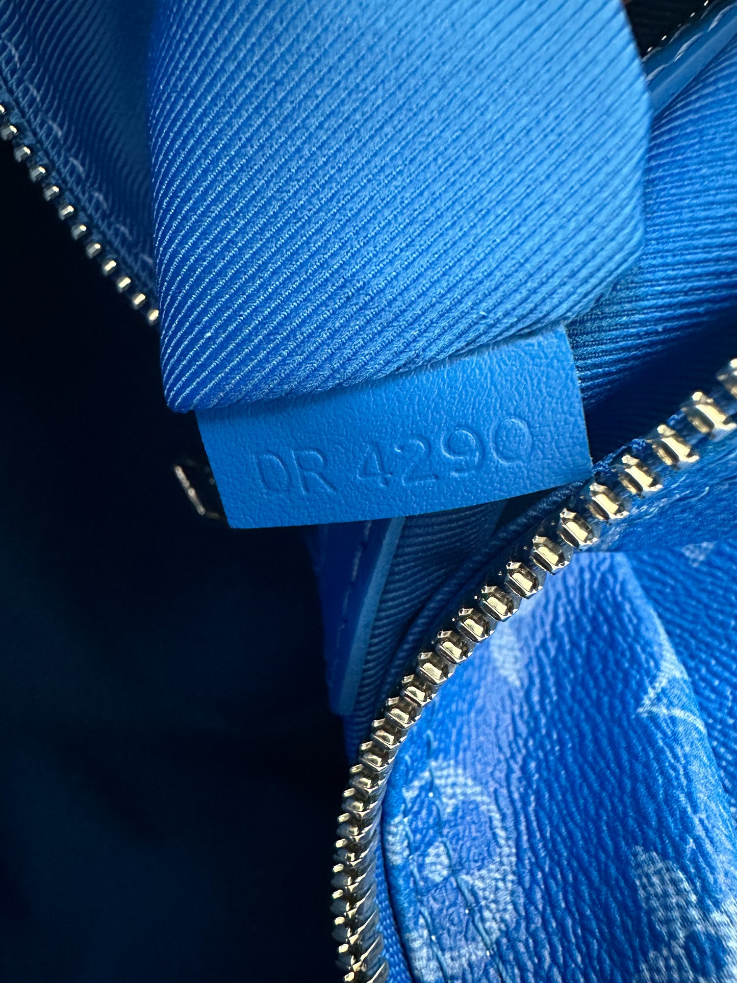 Louis Vuitton Blue Cloud Monogram Keepall 50