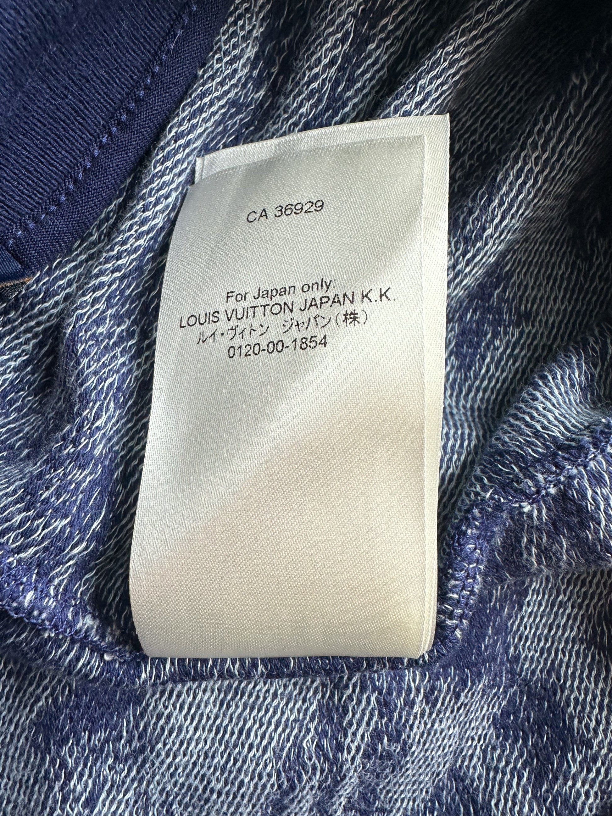 Louis Vuitton Monogram Bandana Shorts, Blue, L