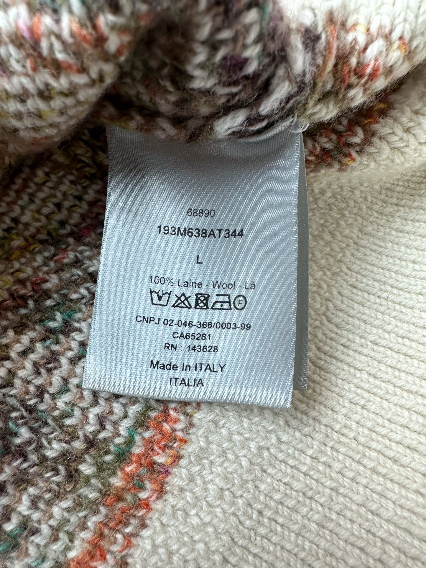 Dior Blue & Purple Oblique Knit Sweater – Savonches