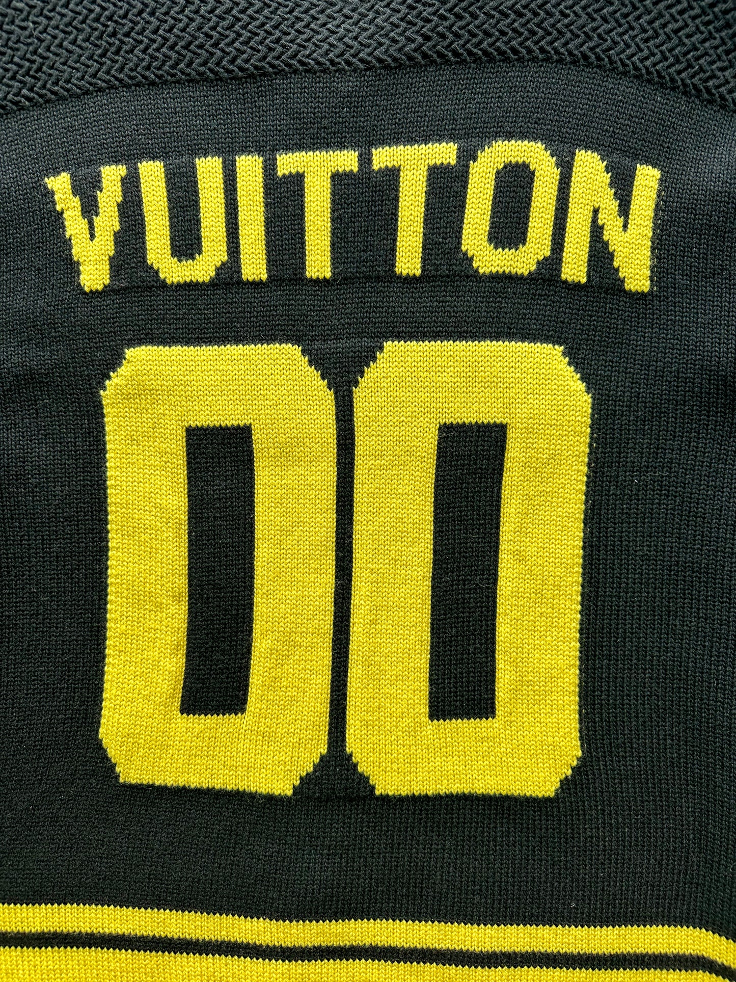 Louis Vuitton Yellow & Black Varsity Jacket