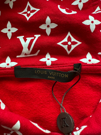 Louis Vuitton Supreme Red Box Logo Hoodie