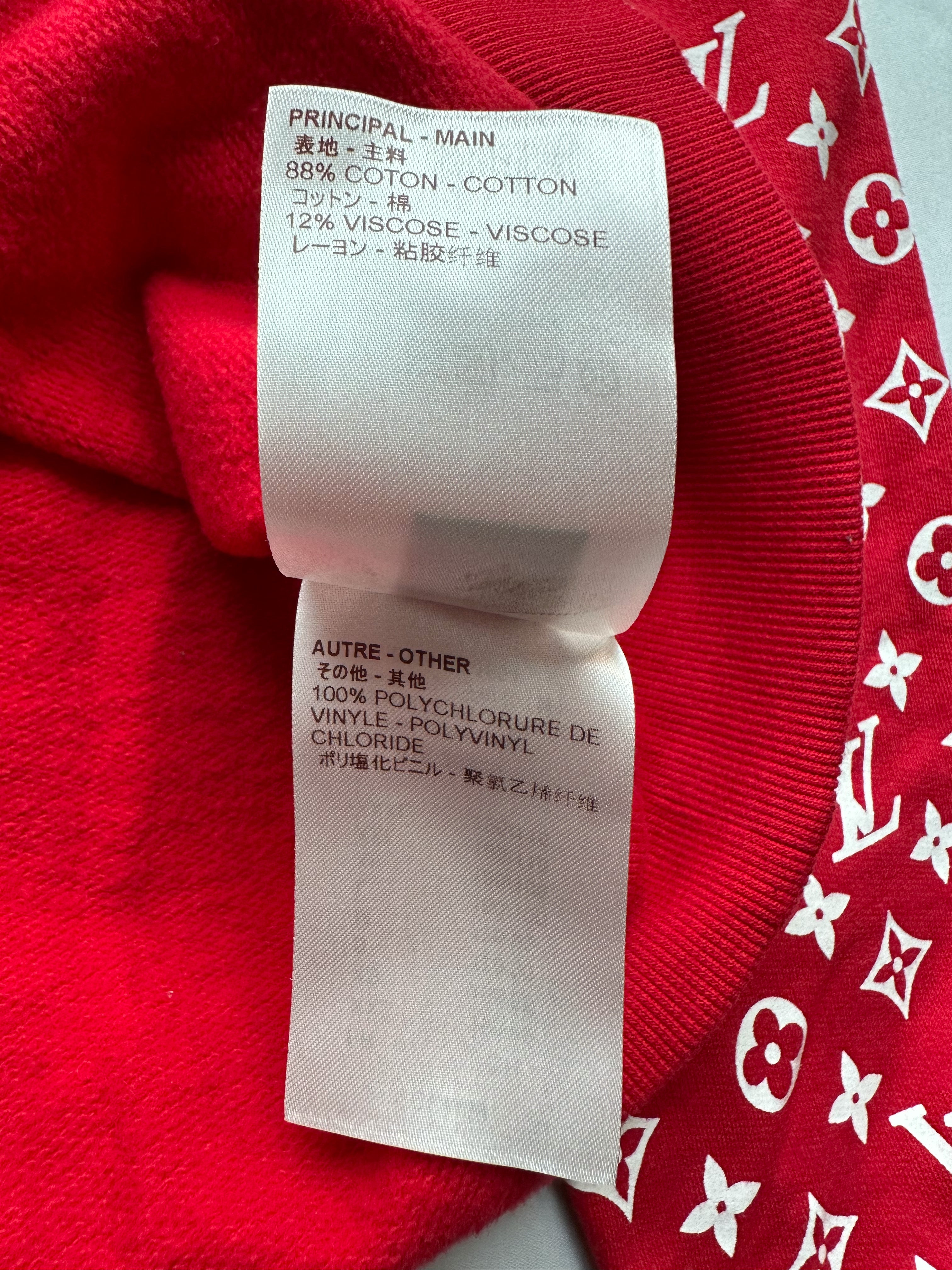 Supreme lv sales hoodie for sale