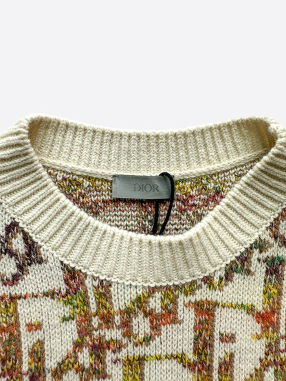 Dior Beige Oblique Wool Sweater