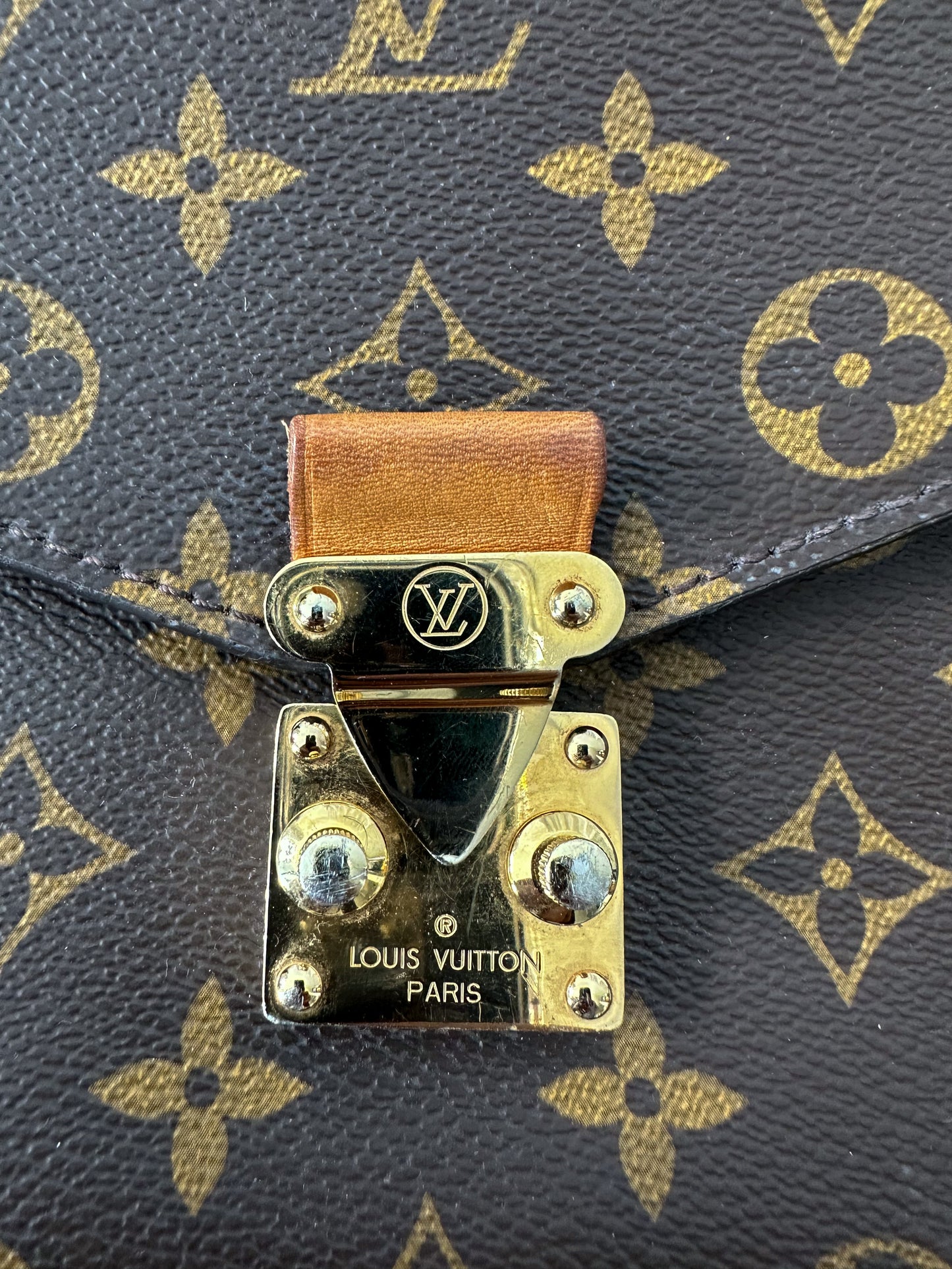 Louis Vuitton Brown Monogram Pochette Metis