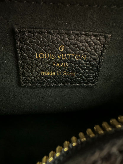 Louis Vuitton Black Monogram Empreinte Leather Speedy 20