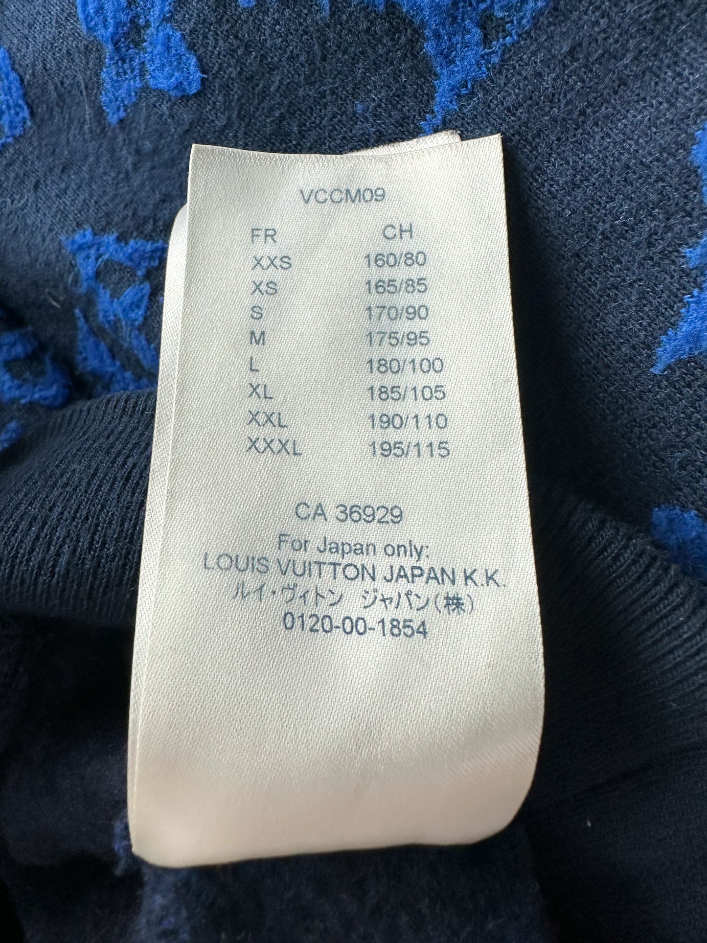 Louis Vuitton Blue Monogram Jacquard Sweater