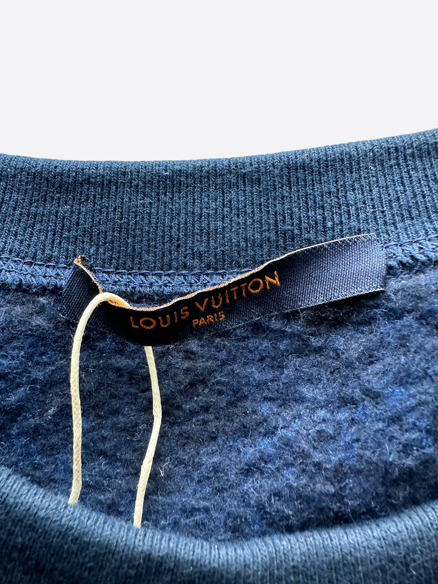 Louis Vuitton Blue Monogram Jacquard Sweater