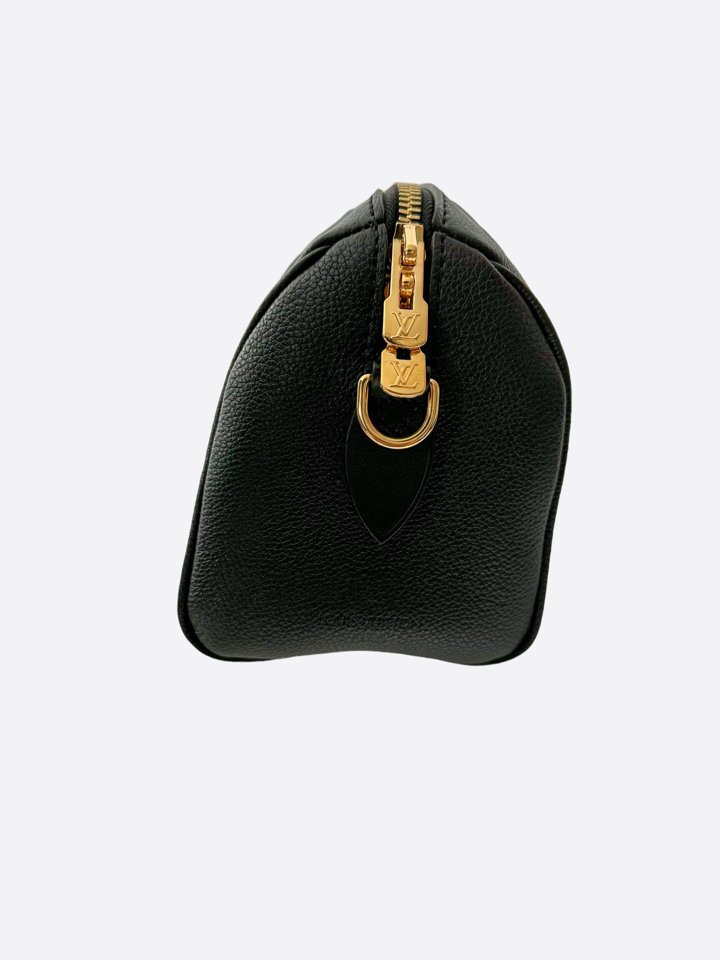 Louis Vuitton Black Monogram Empreinte Leather Speedy 20