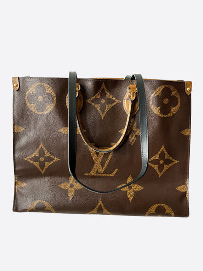 Louis Vuitton Brown Reverse Monogram On The Go GM