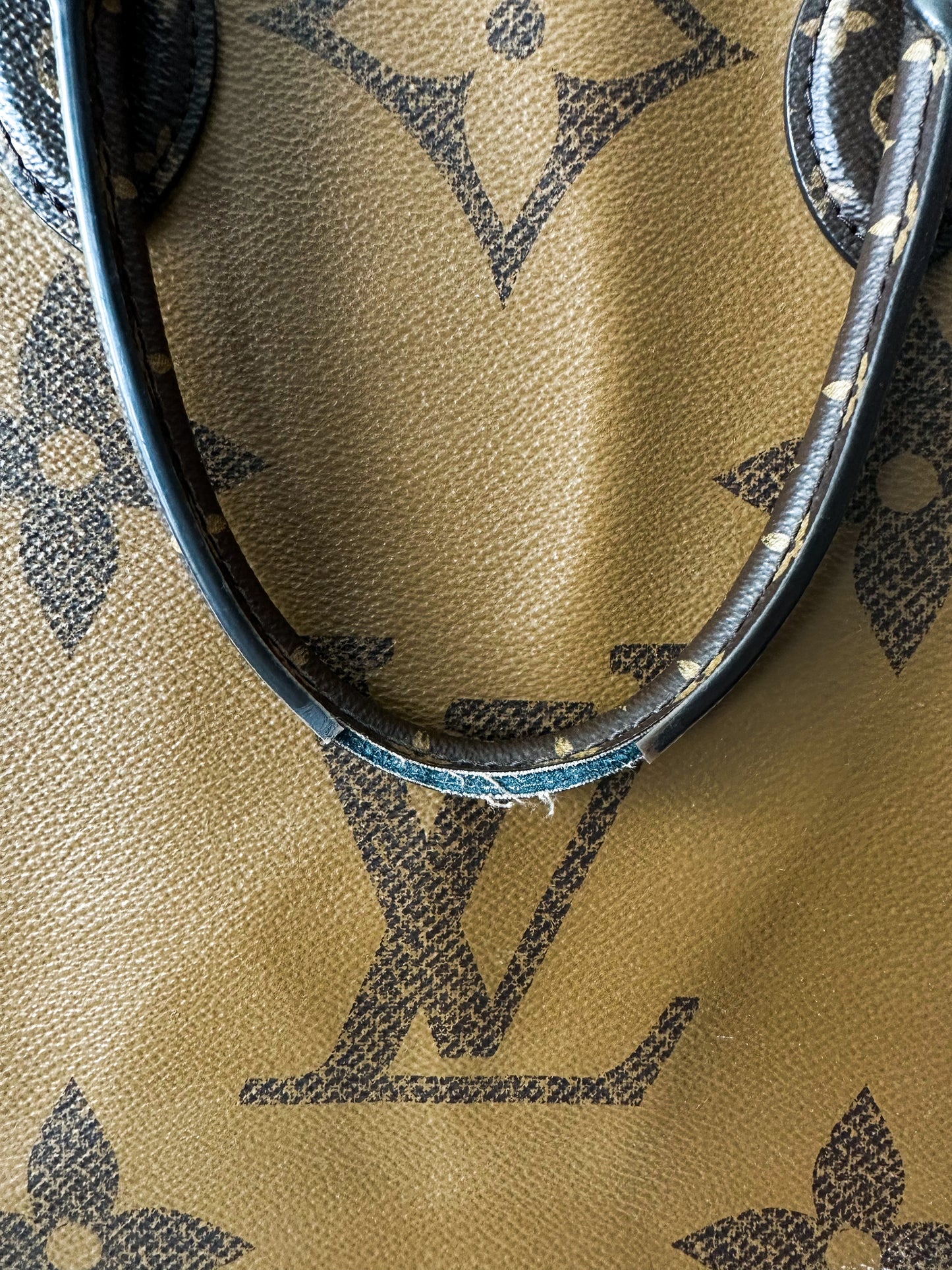 Louis Vuitton Brown Reverse Monogram On The Go Tote GM – Savonches