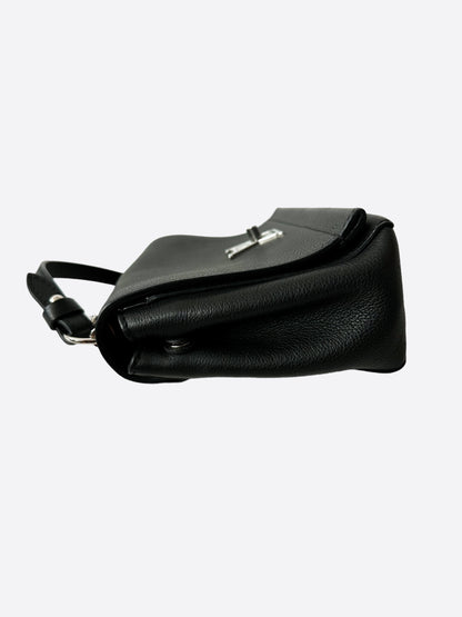 Louis Vuitton Black & Silver Lockme Shoulder Bag