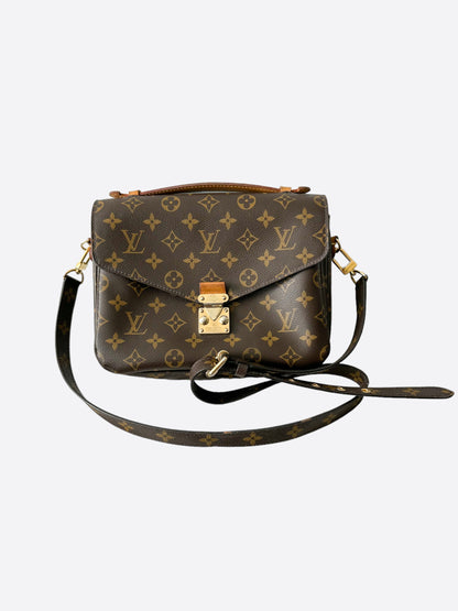 Louis Vuitton Brown Monogram Pochette Metis