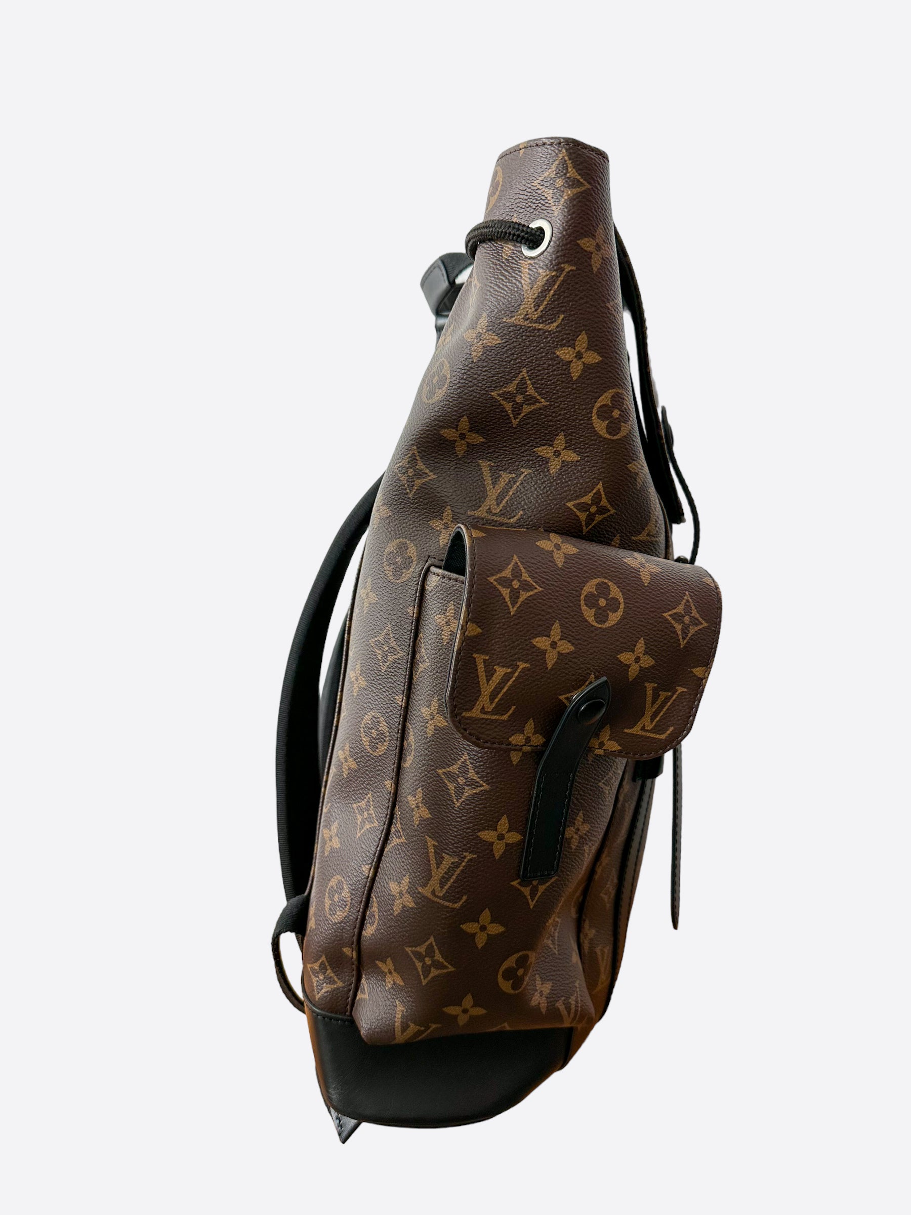 Louis Vuitton Brown Macassar Monogram Christopher Backpack – Savonches