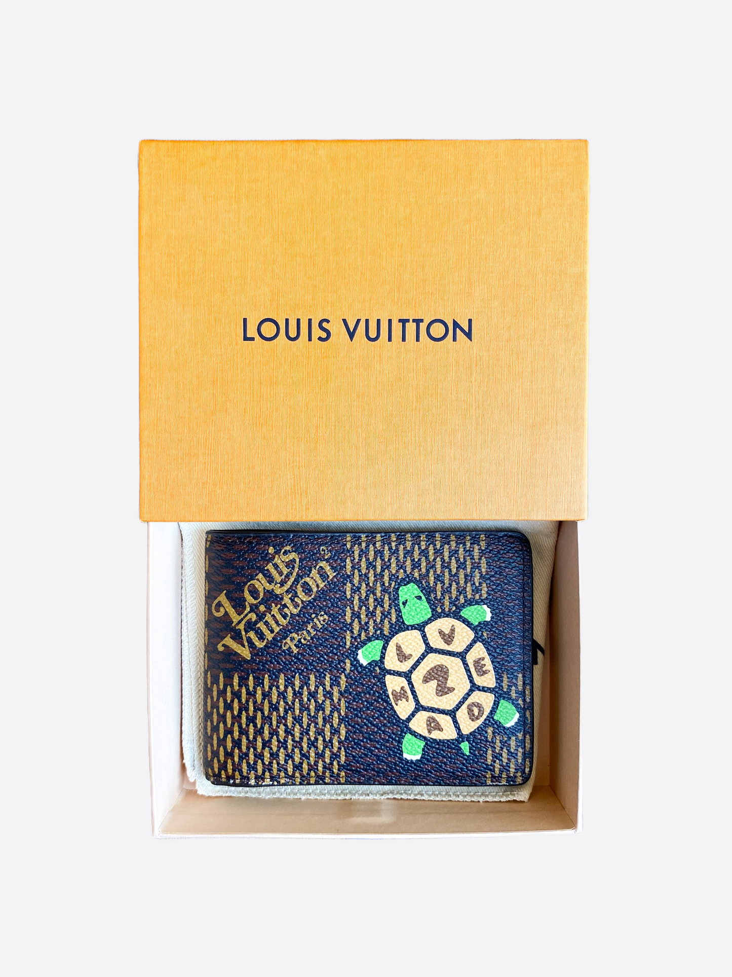 Louis Vuitton x Nigo Pre-owned Brazza Wallet - Brown