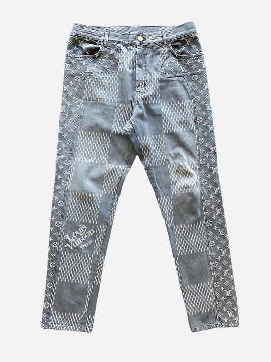 Louis Vuitton Human Made Monogram Jeans