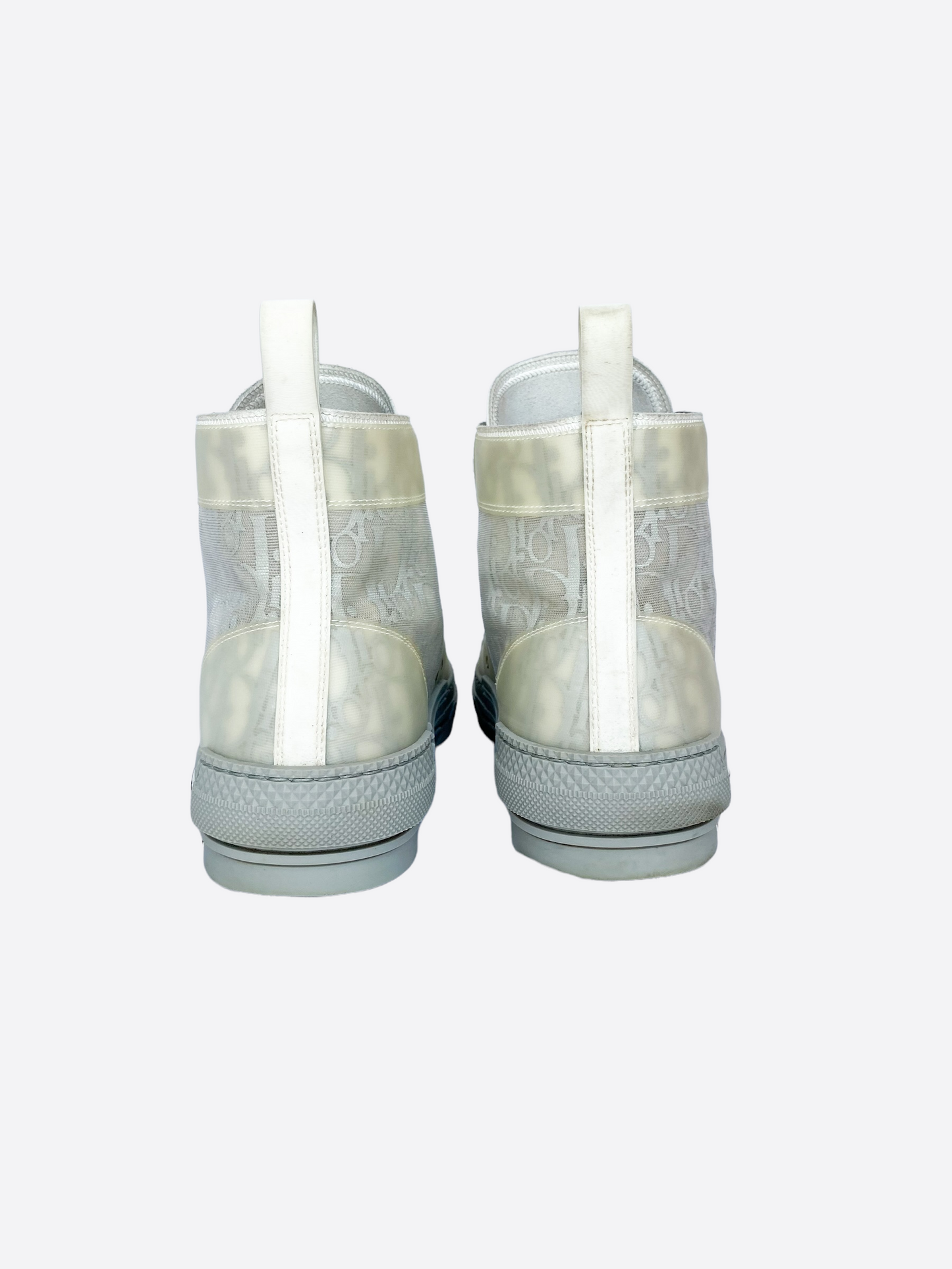 Dior Oblique Grey B23 High Top Sneaker