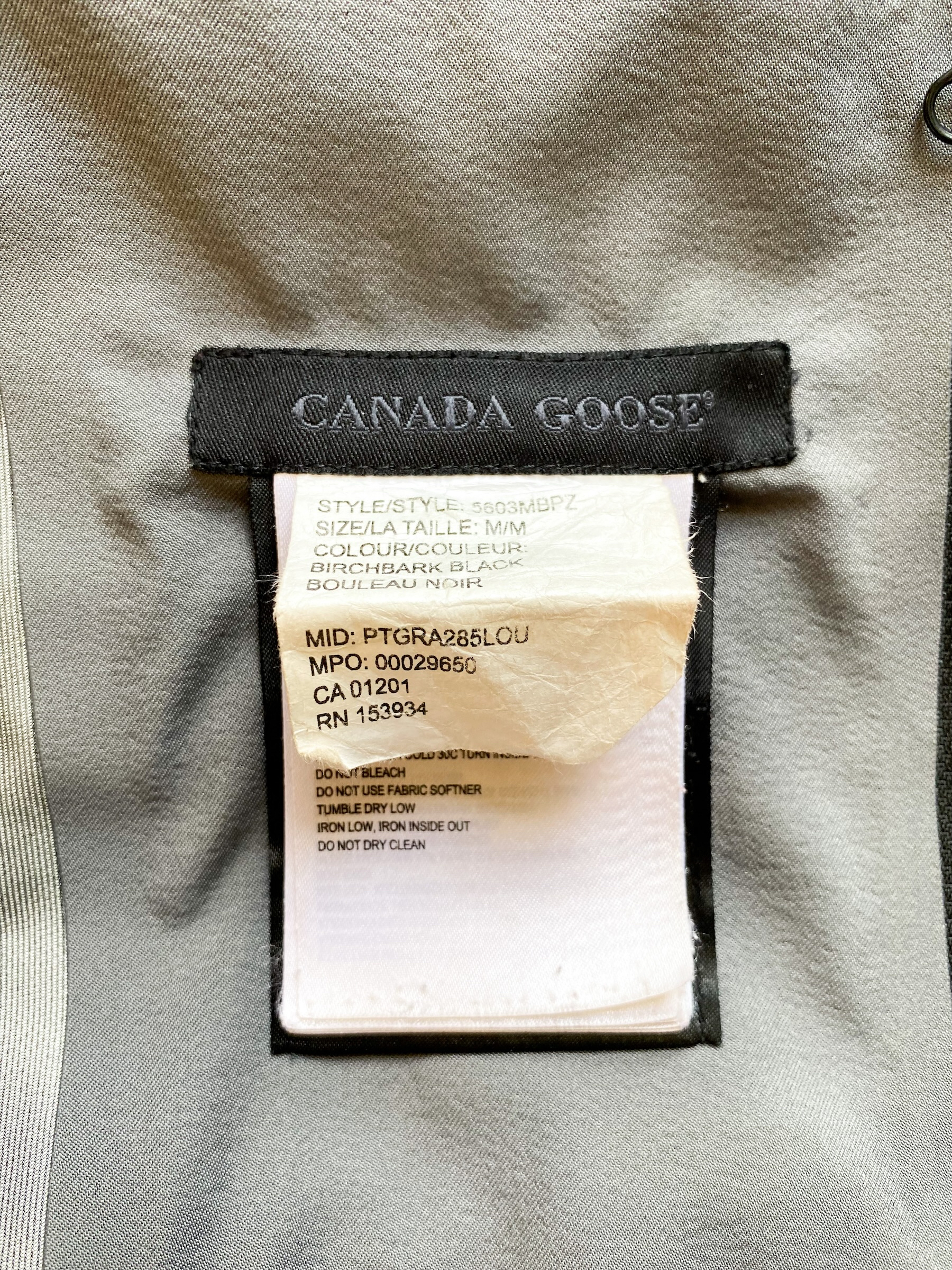 Canada Goose Birchbark Black Harbour Black Label Men s Jacket