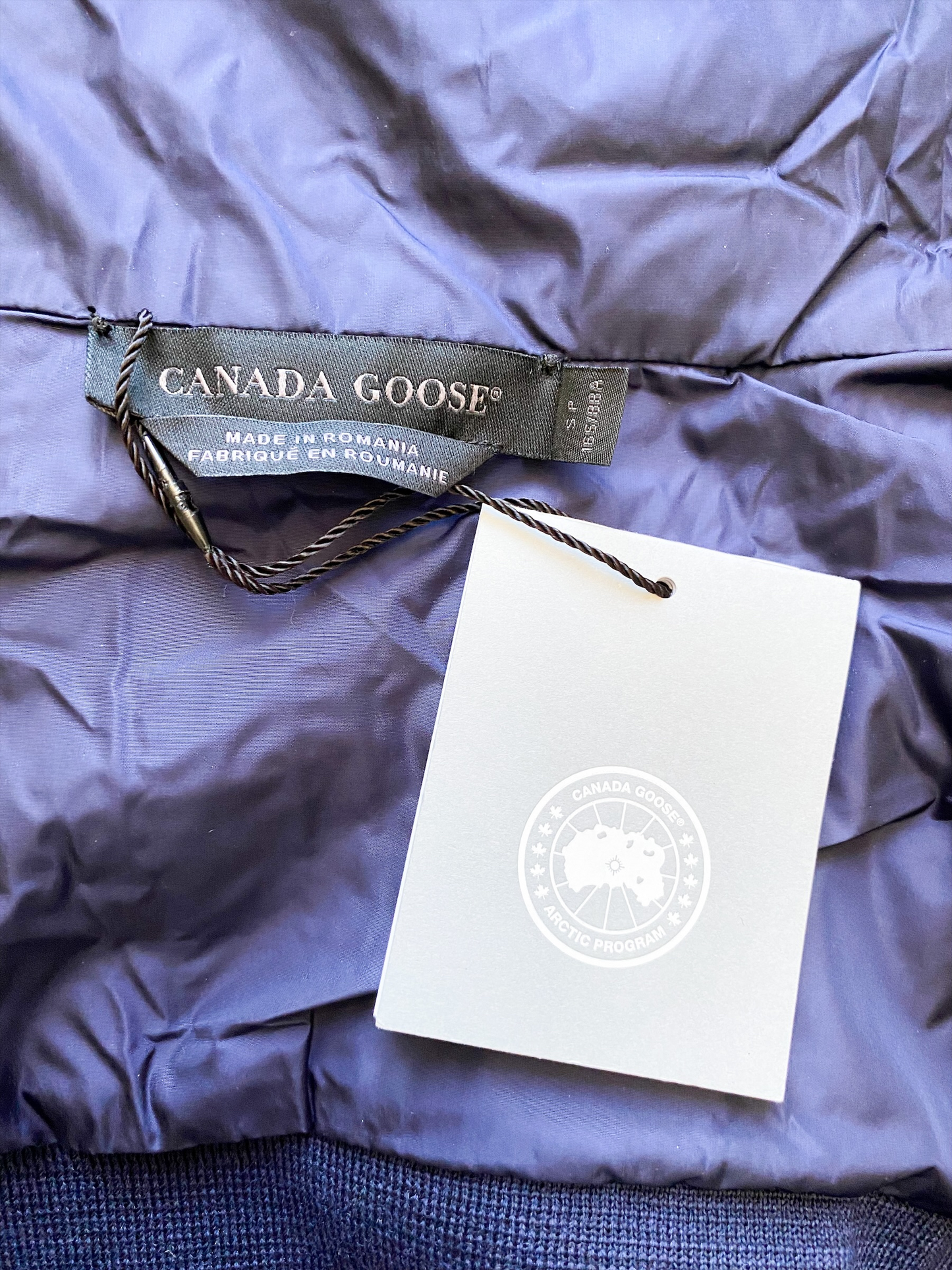 Canada Goose Navy Hybridge Knit Women's Jacket