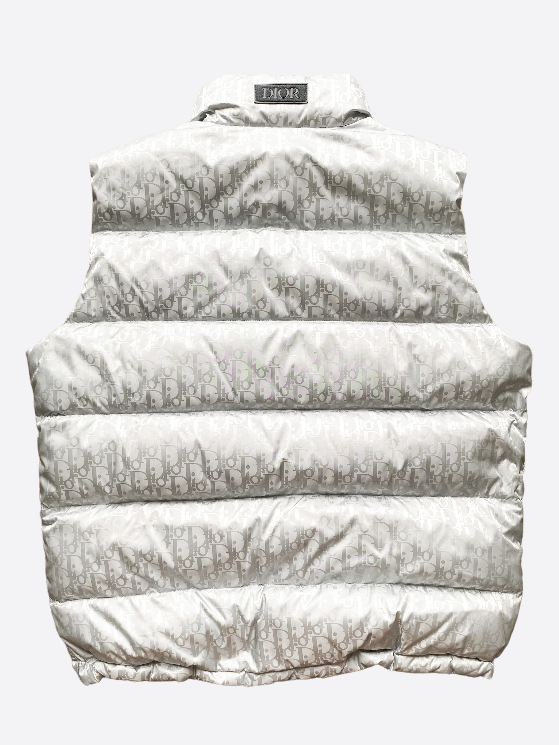 Dior Silver Oblique Puffer Jacket – Savonches