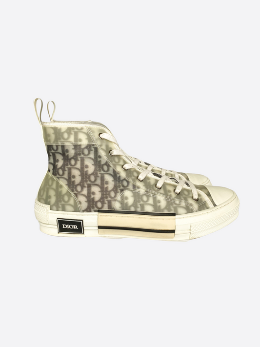 Dior Oblique Canvas High Top Sneaker