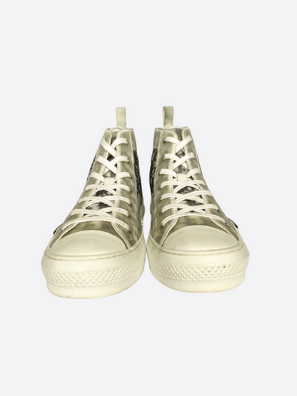 Dior Oblique Canvas High Top Sneaker