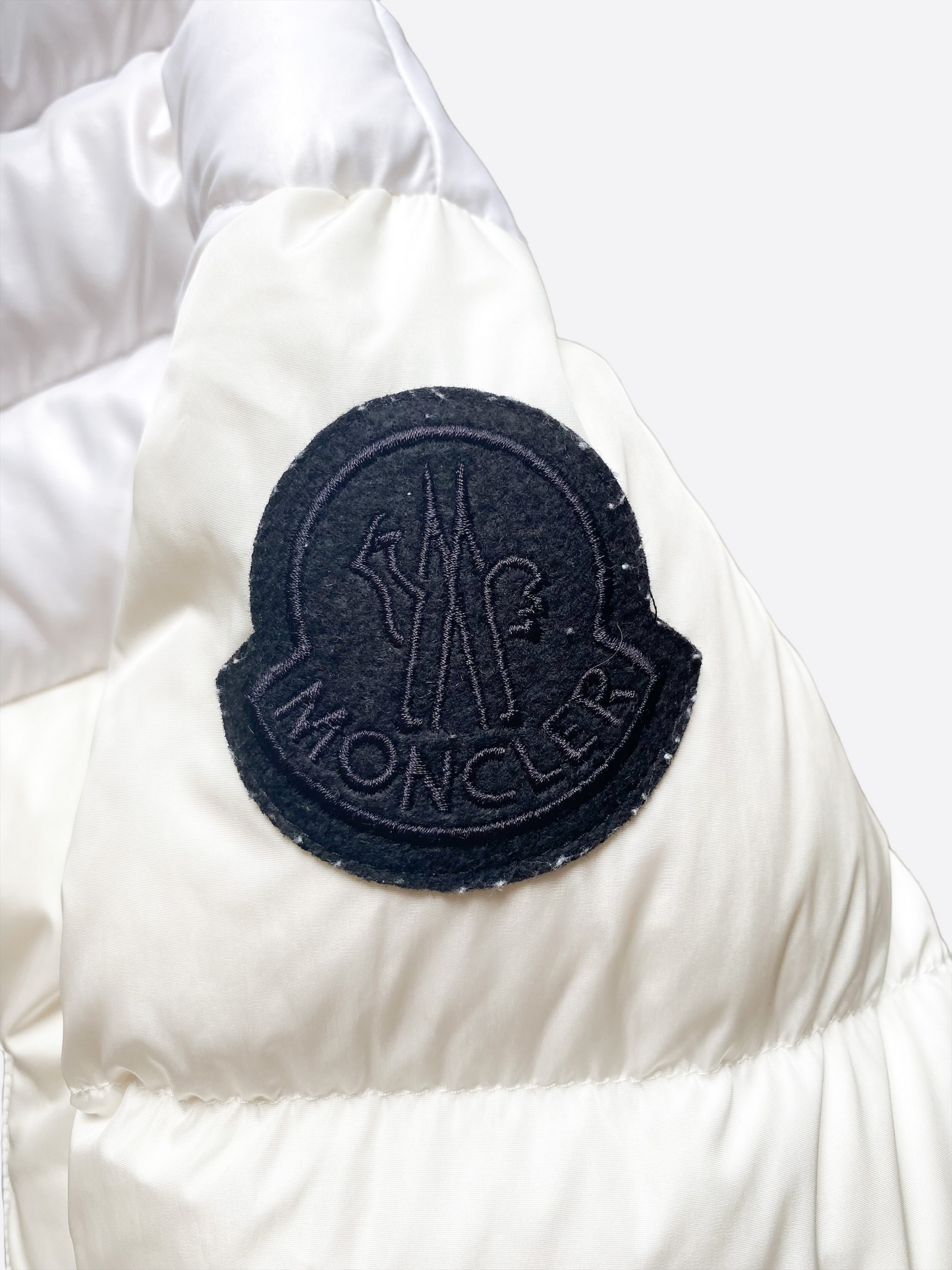 Moncler White Geunioc Giubbotto Women's Jacket