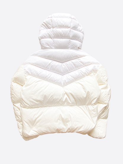 Moncler White Geunioc Giubbotto Women's Jacket