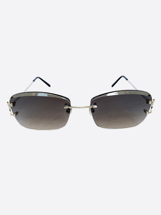 Cartier Grey Gradient Sunglasses