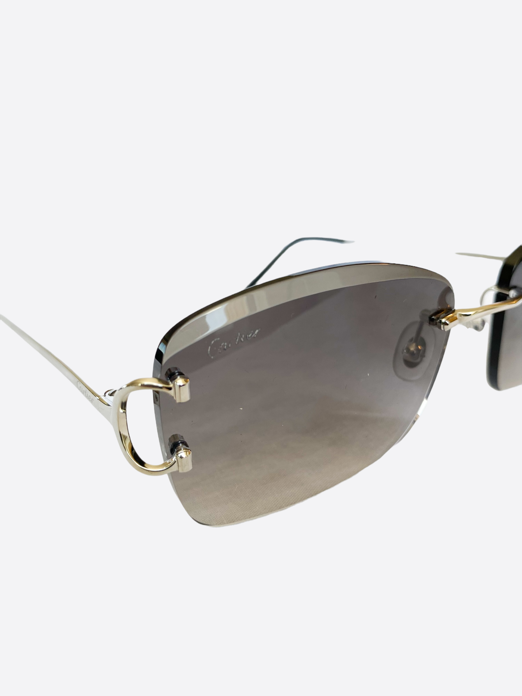 Cartier Grey Gradient Sunglasses Savonches