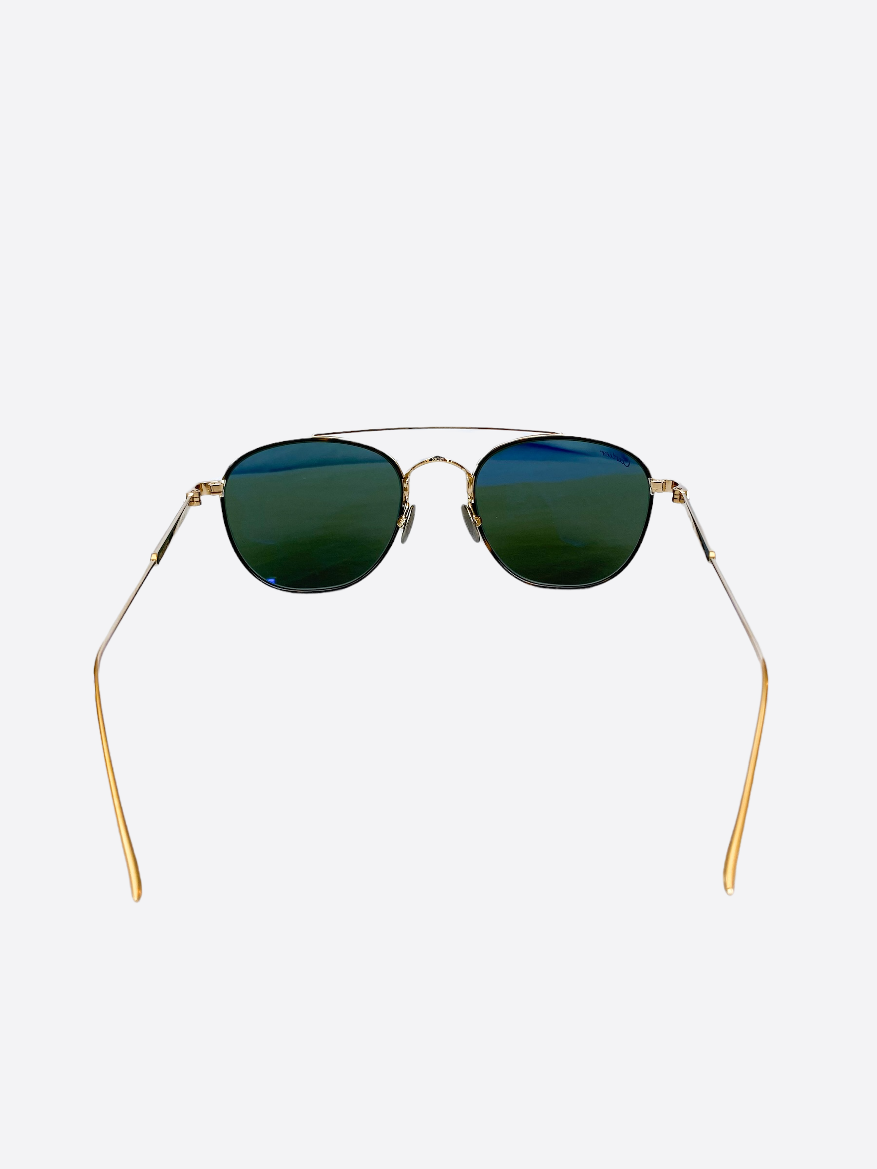 Cartier Gold Hexagonal Sunglasses