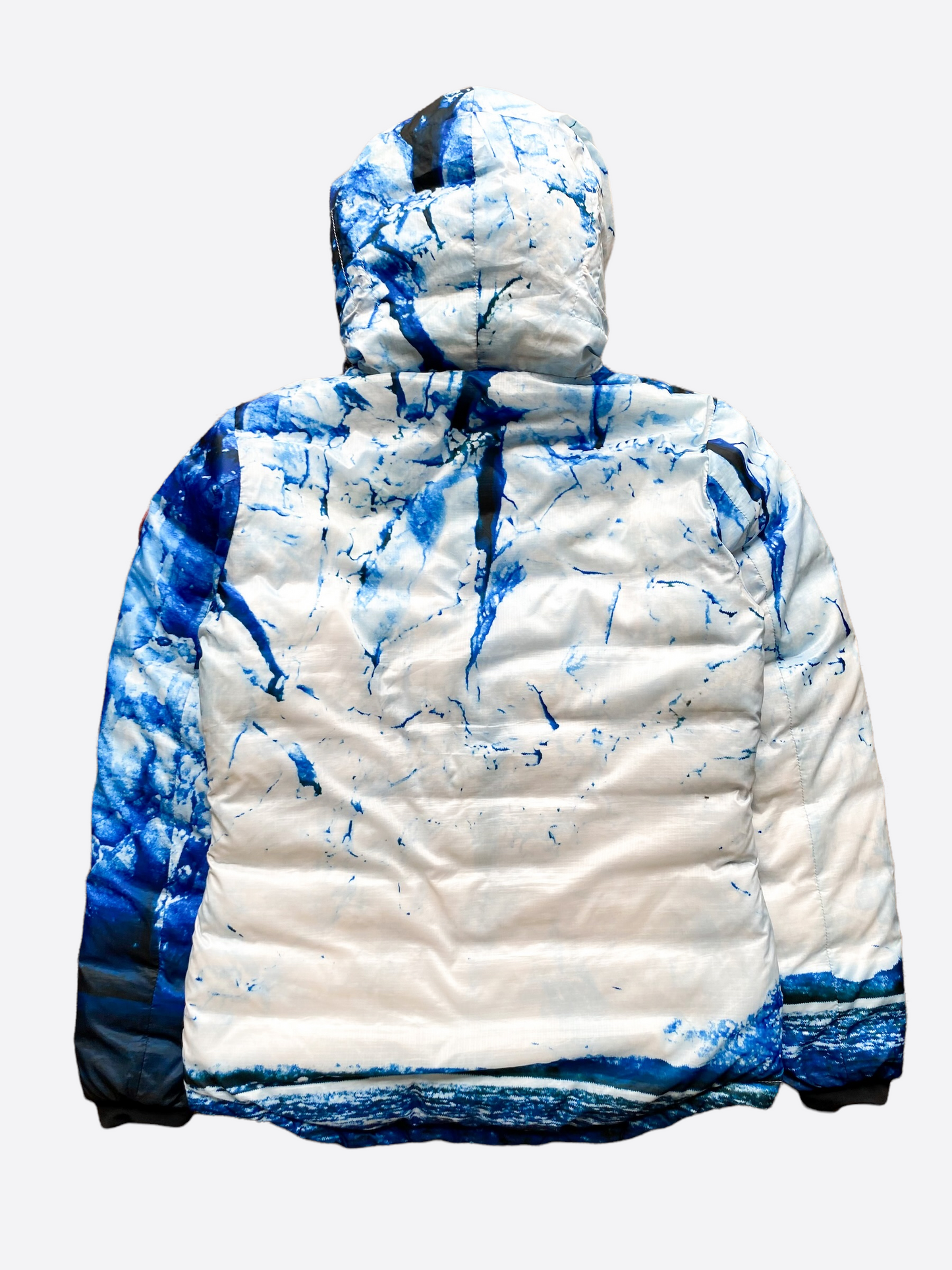 Canada goose lodge hoody glacier print best sale