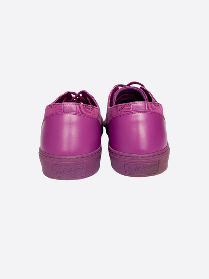 Louis Vuitton Purple Monogram Low Top Sneakers