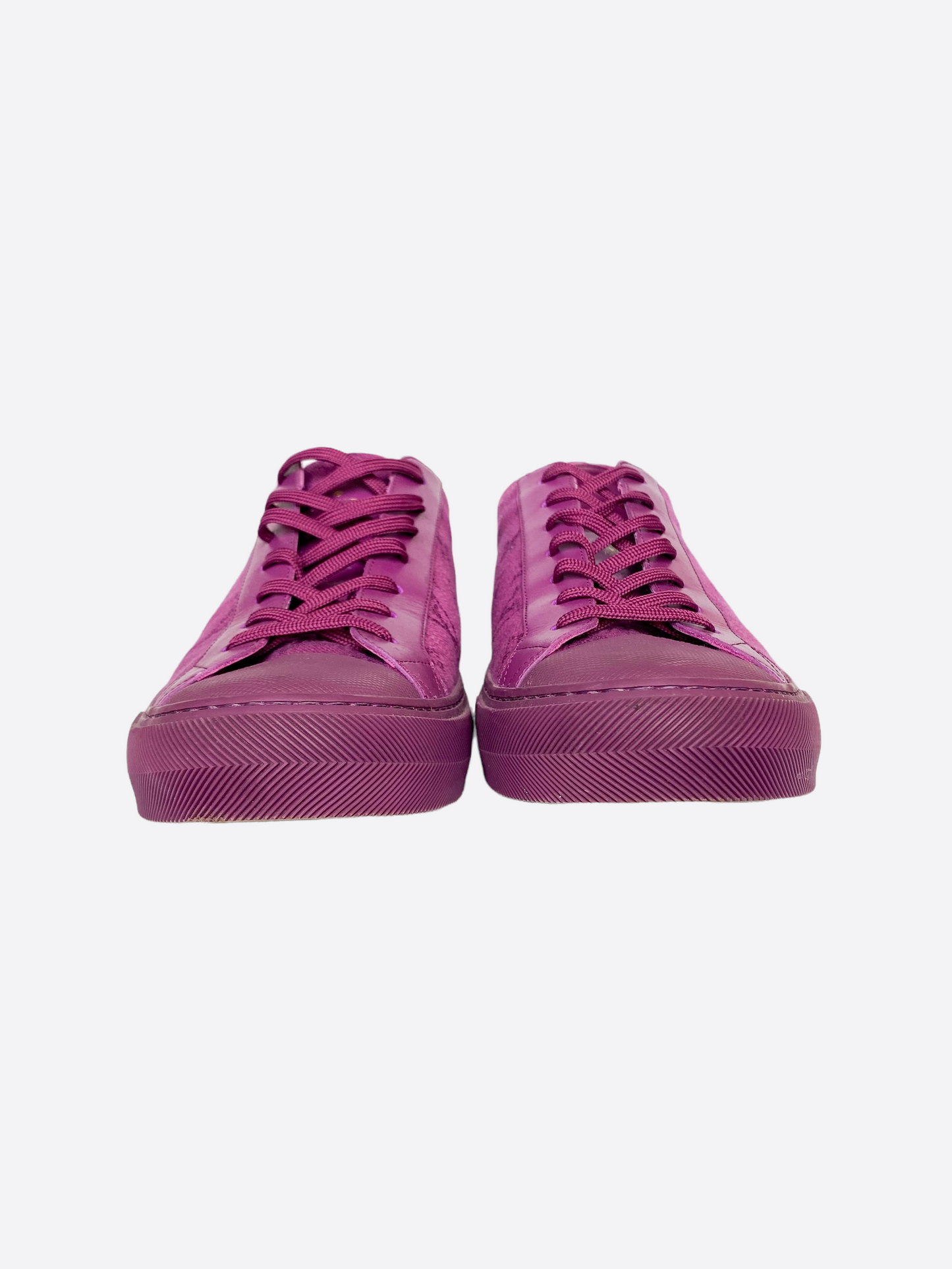 Louis Vuitton Purple Monogram Low Top Sneakers