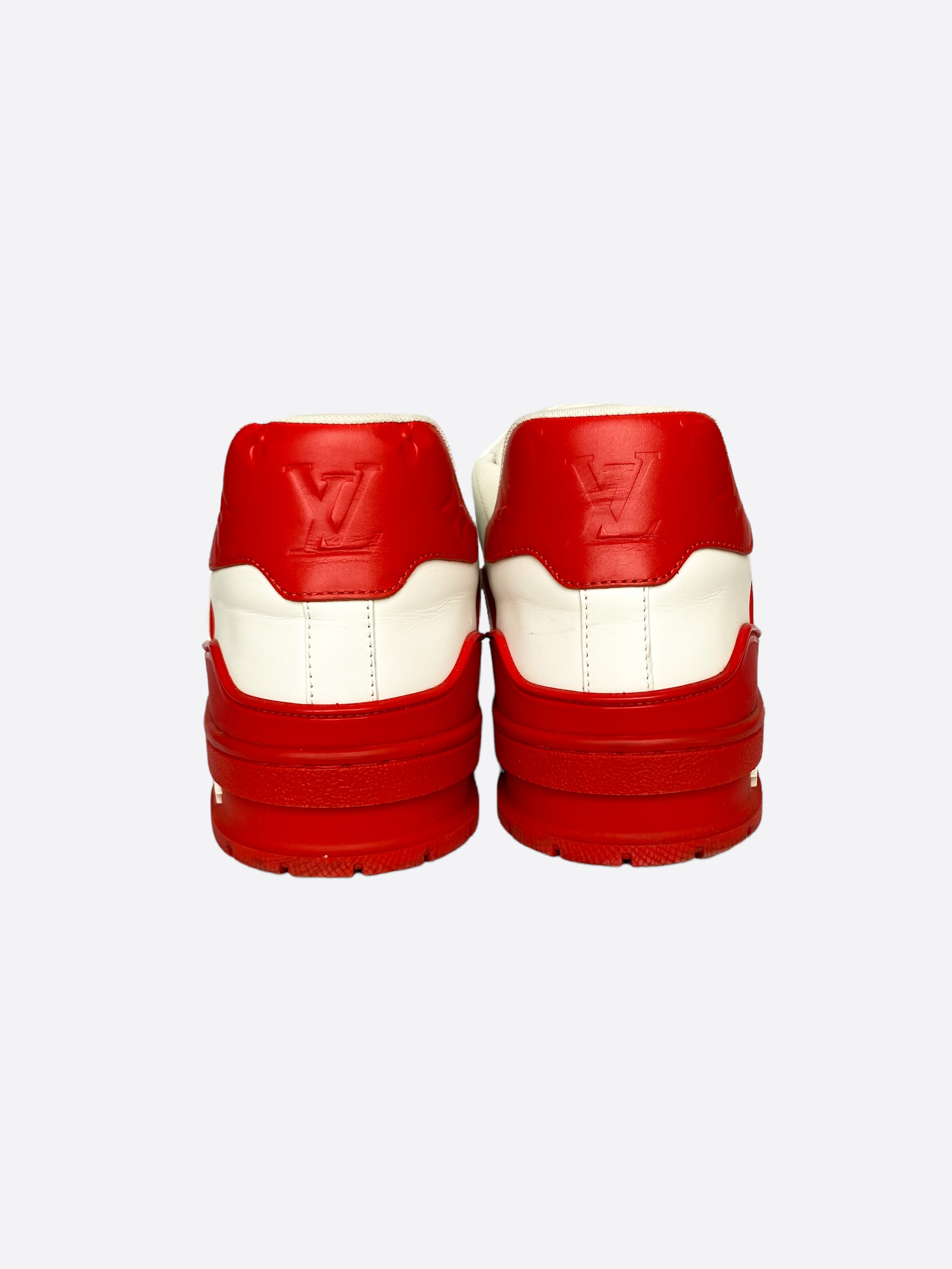 white and red louis vuitton shoes