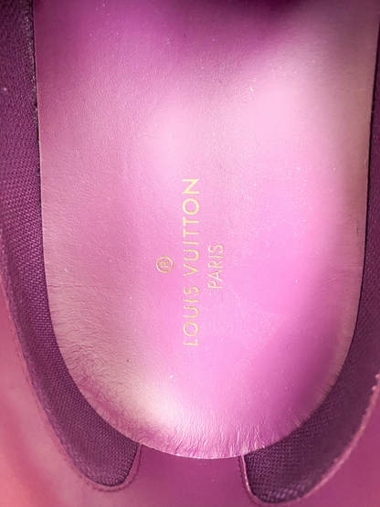 Louis Vuitton Purple Monogram Low Top Sneakers