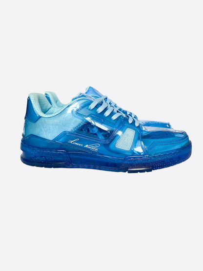 Louis Vuitton Blue Transparent Trainers Savonches