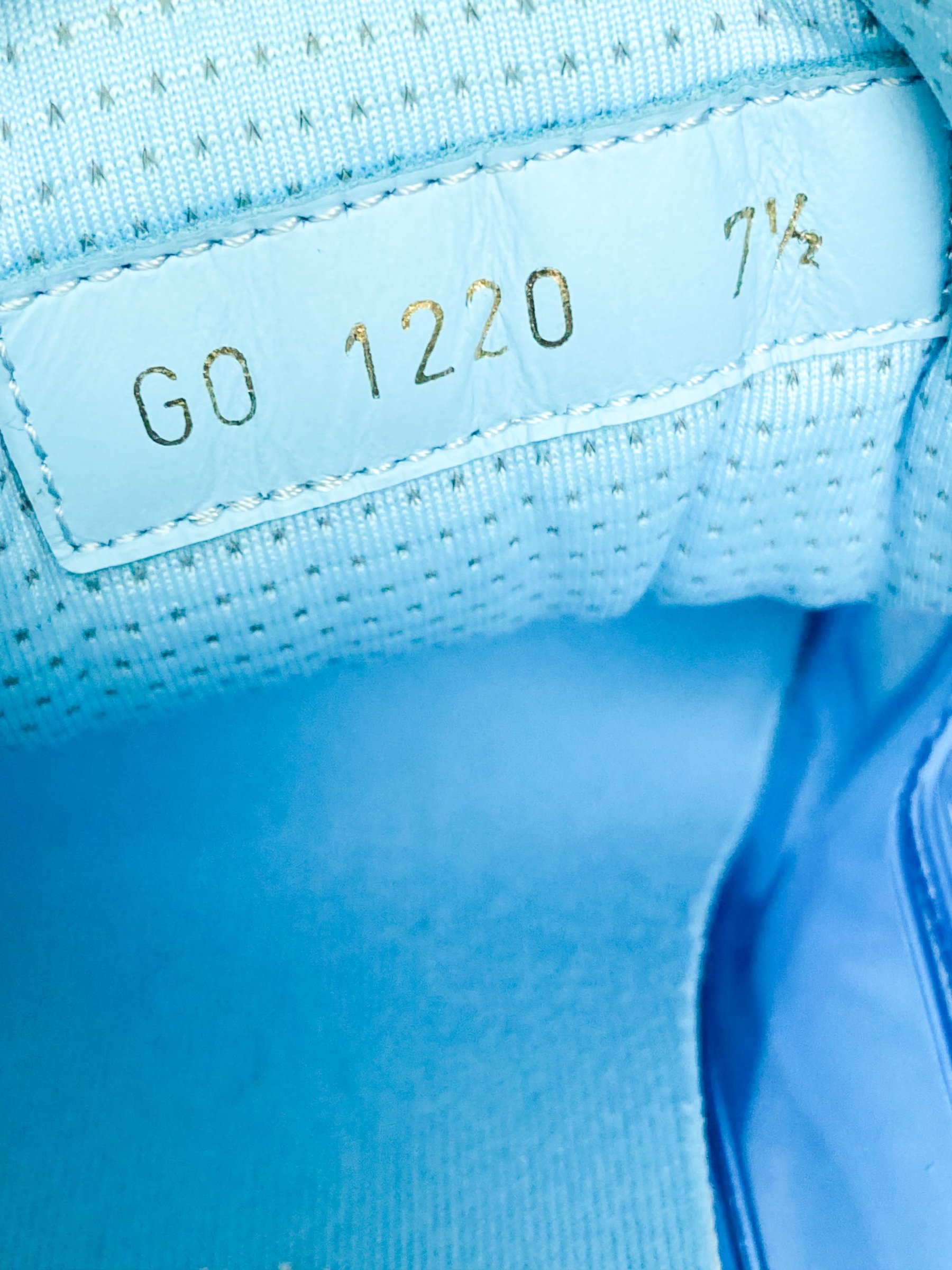 Louis Vuitton - Transparent Blue Trainer Sneakers – eluXive