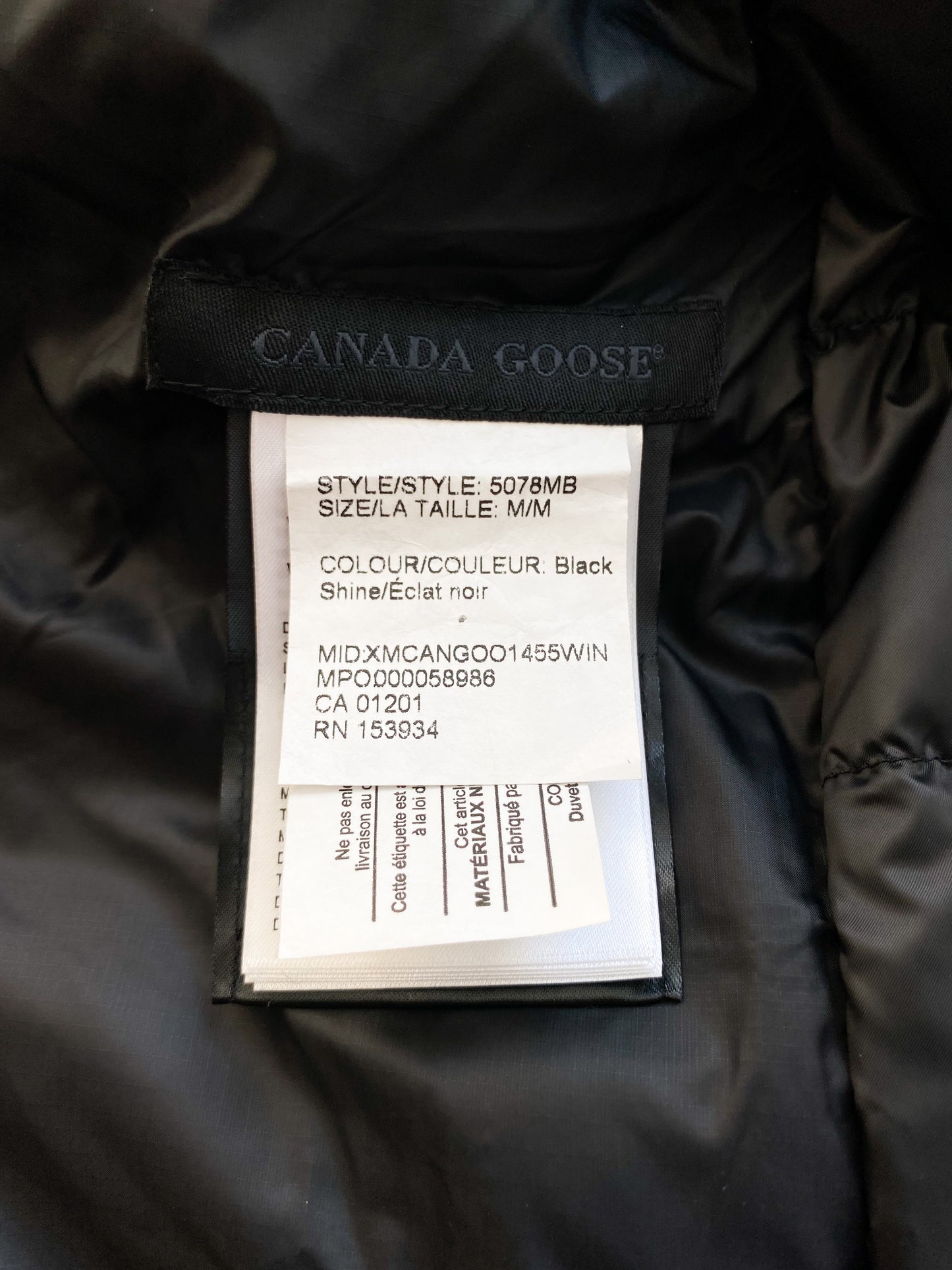 Canada Goose Black Lodge Hoody Black Label Men's Jacket