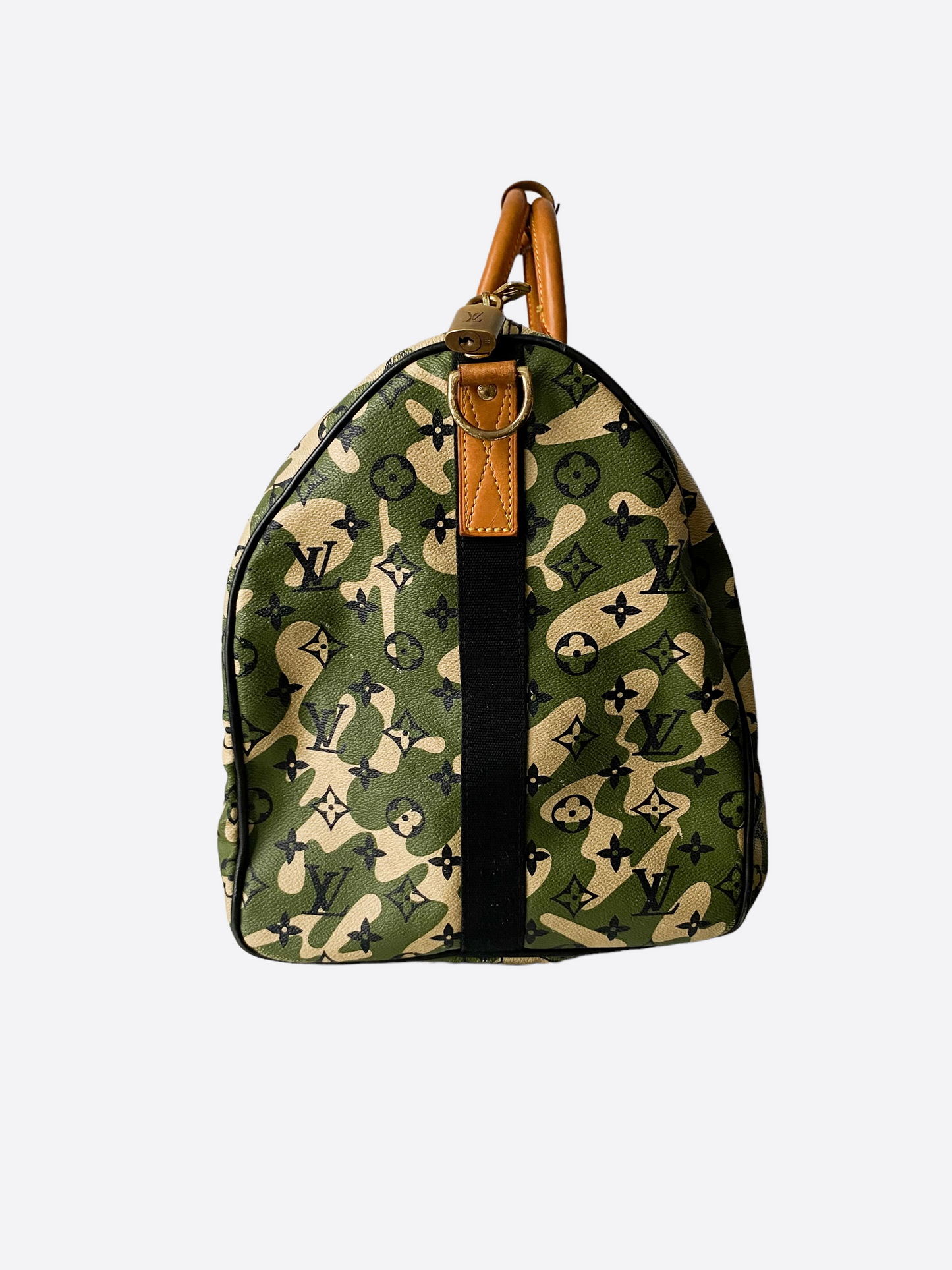 Louis Vuitton Takashi Murakami Camo Keepall 55