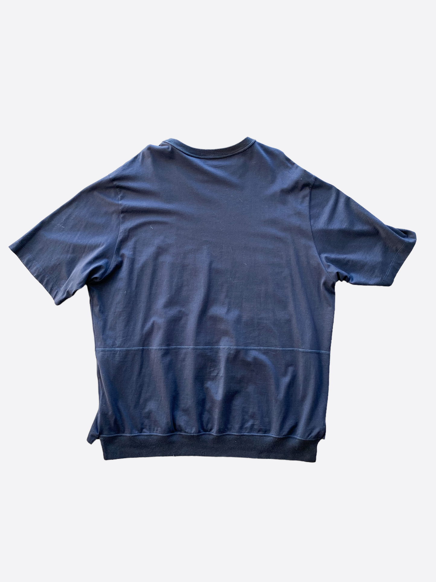 Louis Vuitton Midnight Blue LV Forever Print Cotton Crew Neck T-Shirt L
