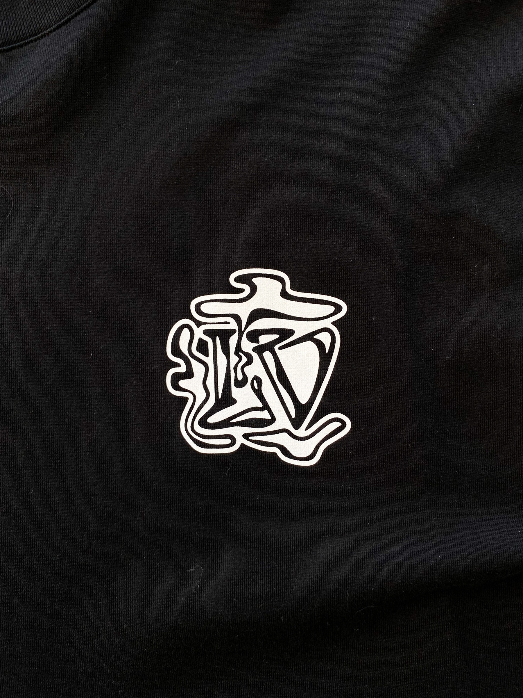 Louis Vuitton Black Cotton Smoke Printed T-Shirt S Louis Vuitton