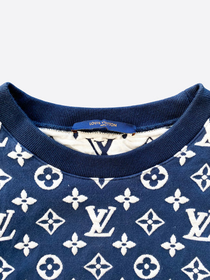 Louis Vuitton Navy Monogram Sweater