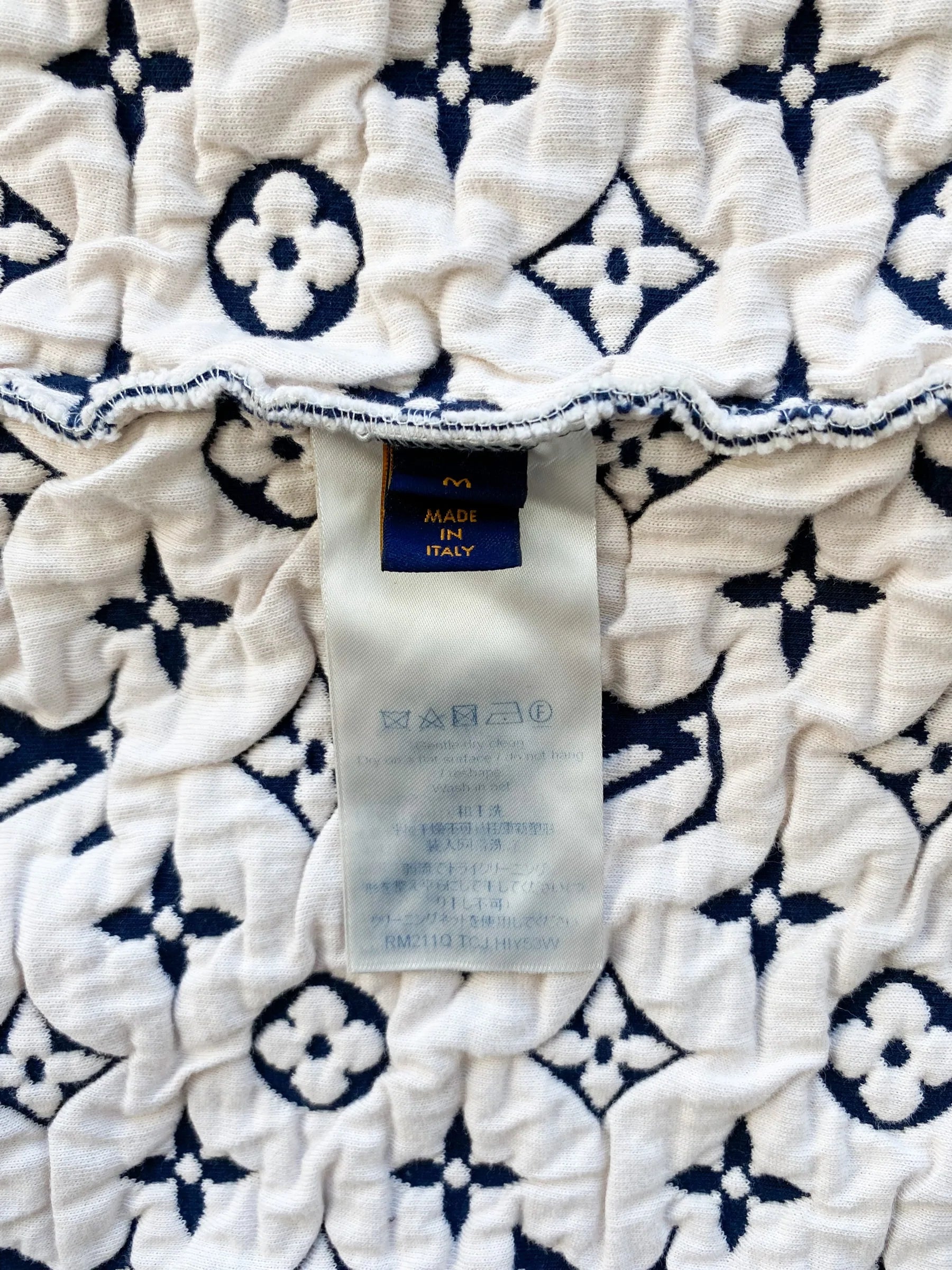 Louis Vuitton Navy & White Monogram Sweater – Savonches
