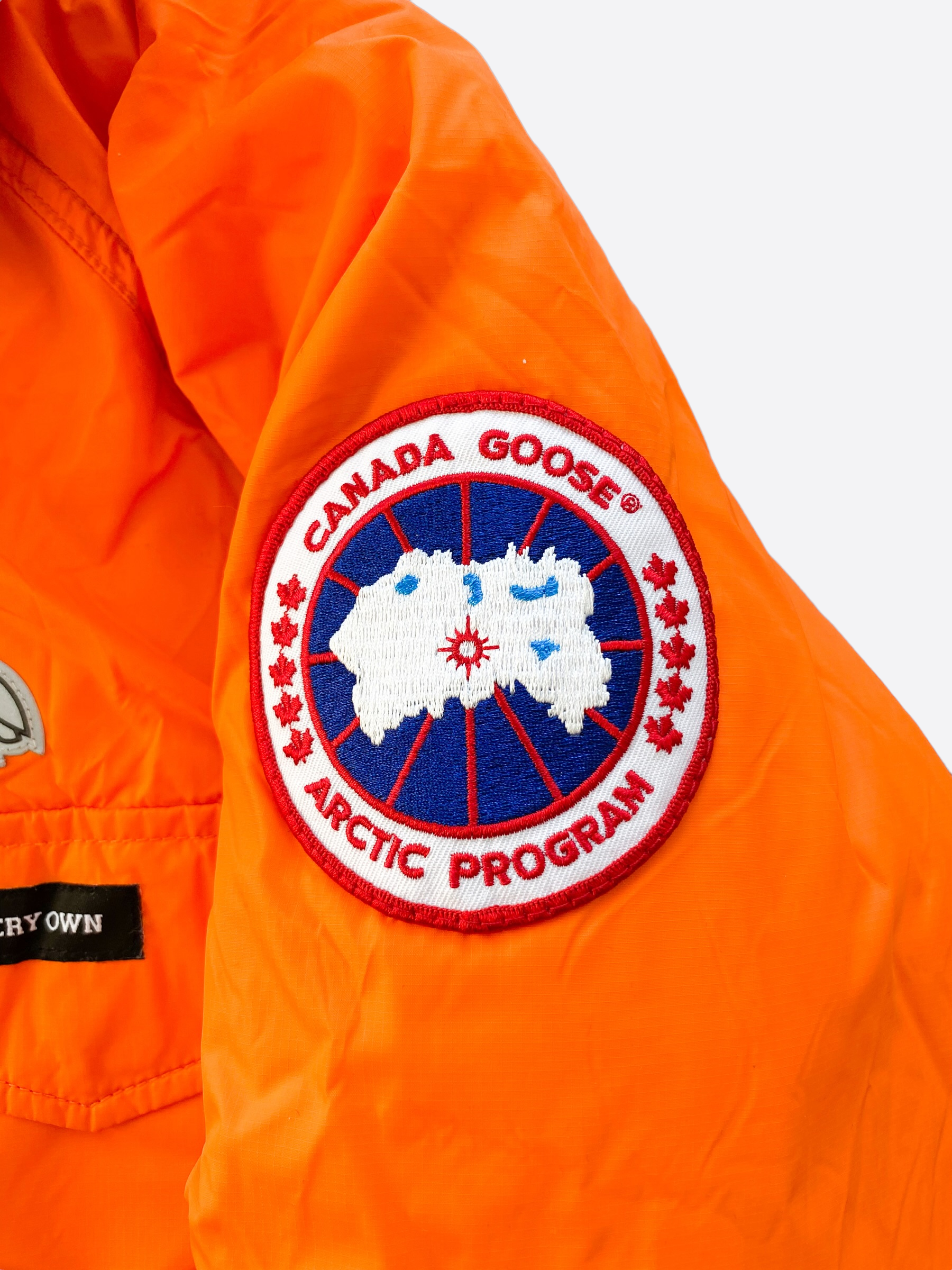 Canada goose ovo clearance orange jacket