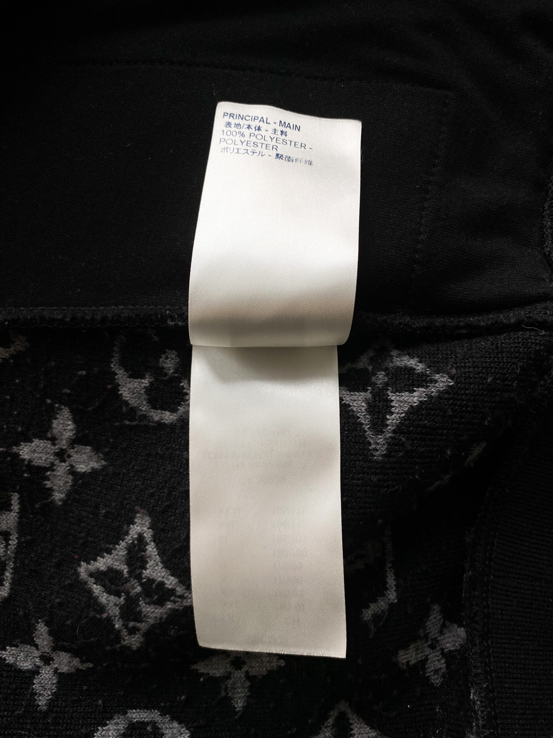 Louis Vuitton Embossed Monogram Zip-Up Jacket 1A9EPZ, Black, 36