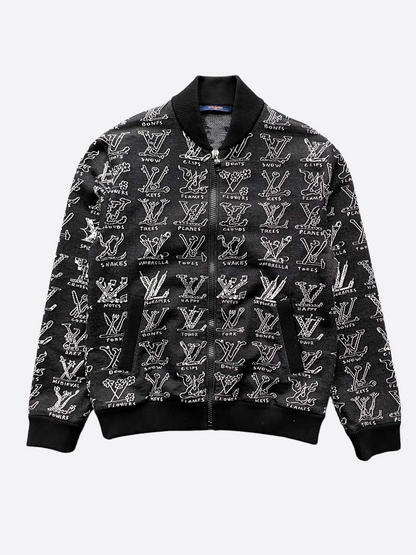 Louis Vuitton Black Cartoons Bomber Jacket