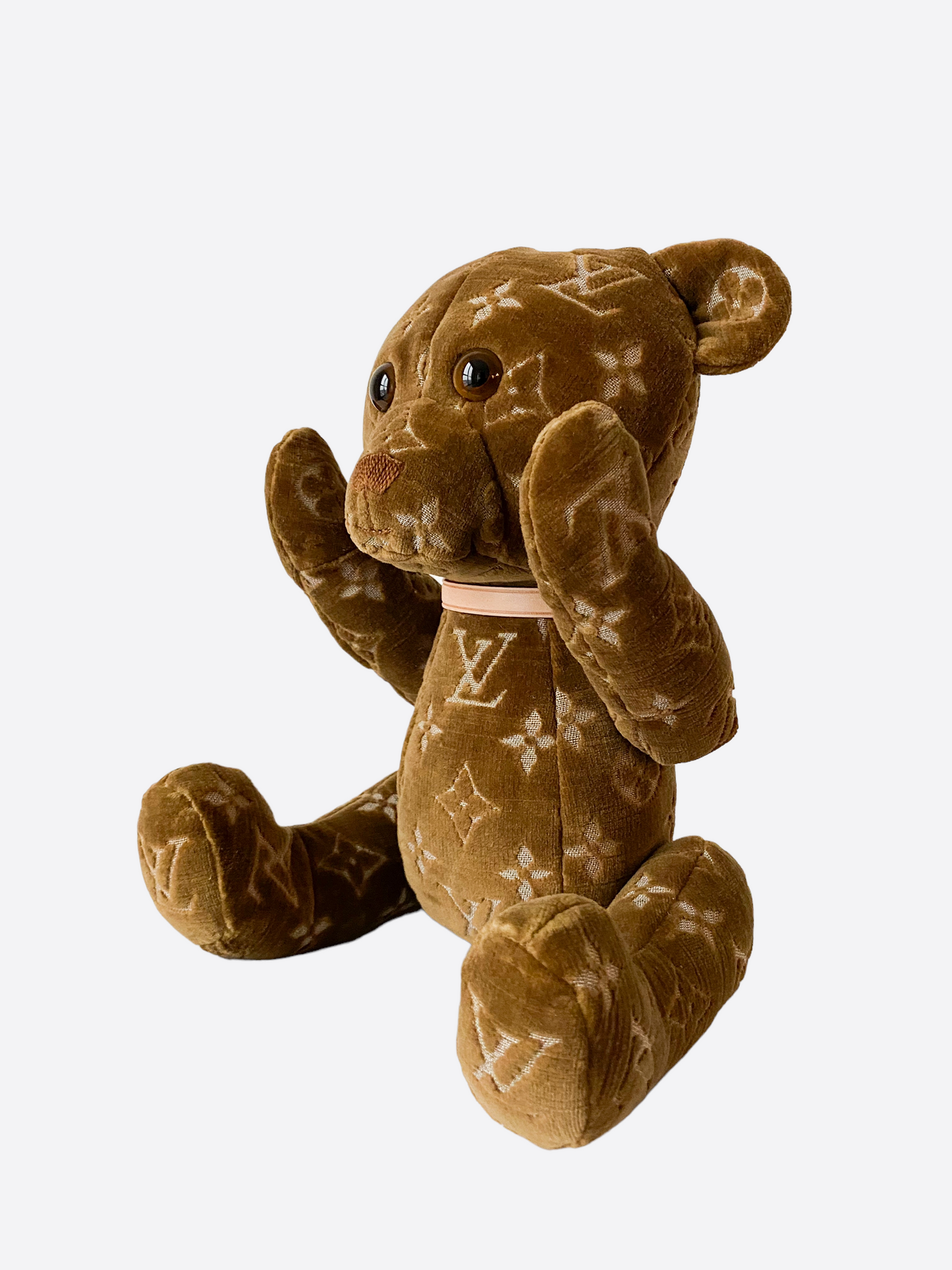 Louis Vuitton 2005 Pre-owned Monogram Doudou Teddy Bear Stuffed Toy - Brown