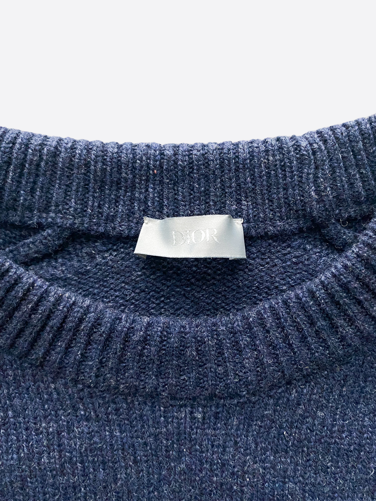 Dior Navy Atelier Wool Knitted Sweater